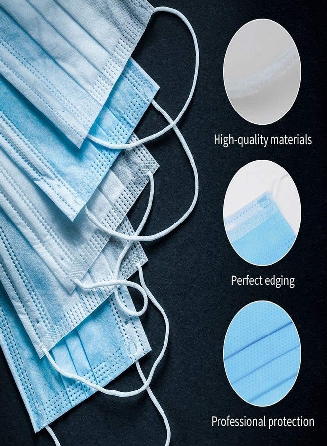 RxShopy 3 Ply Non-Woven Fabric Disposable Breathable & Comfortable Face Mask (Assorted, Without Valve, Pack of 100) for Unisex - Image 5